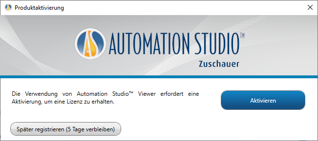 Automation Studio viewer edition activation code